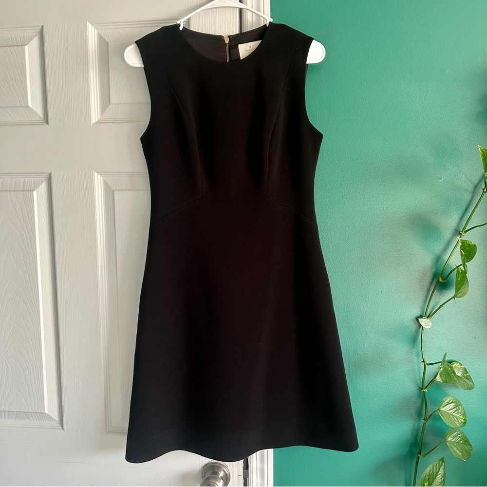 Kate Spade Black A-Line Cocktail Dress (size 4)